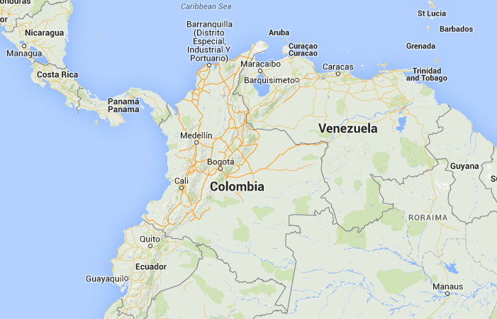 Mapa De Colombia Donde Est Queda Pa S Encuentra Localizaci N