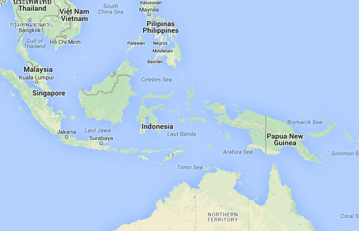 Timor Est Rios Mappa