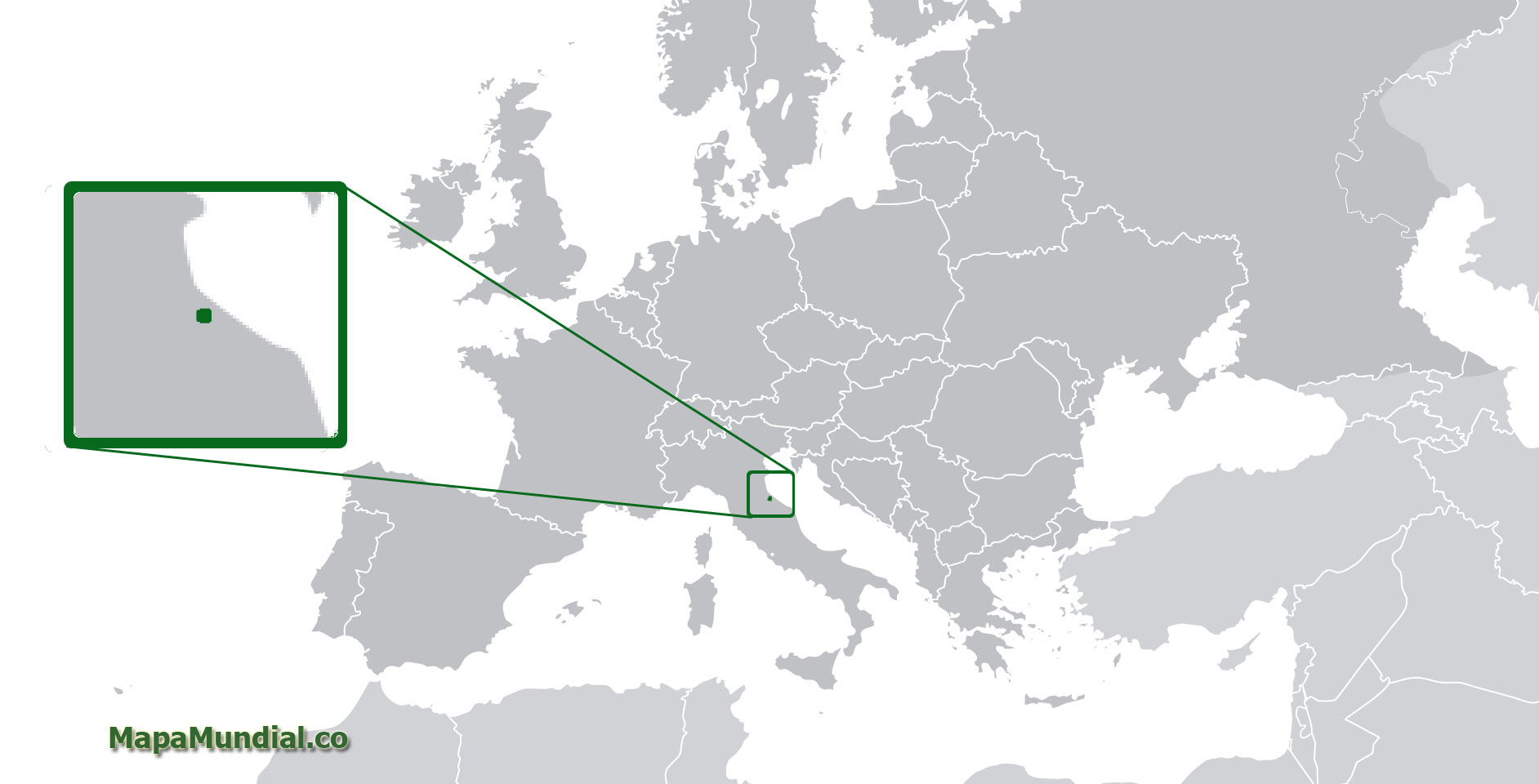 ﻿Mapa de San Marino﻿, donde está, queda, país, encuentra, localización