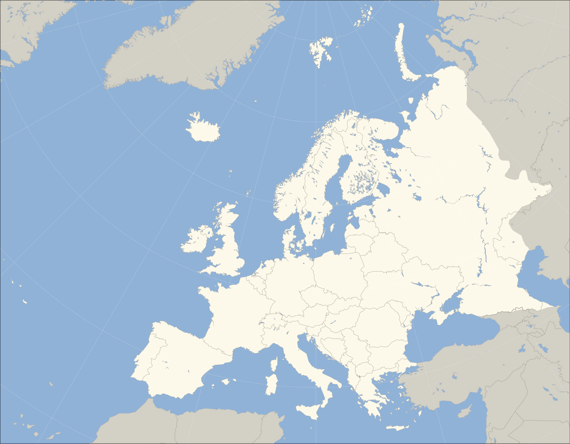 Mapa de Europa, donde está Europa, queda, encuentra, ubicación