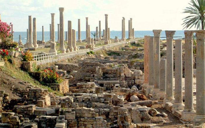 Ruinas en la ciudad de Tyre