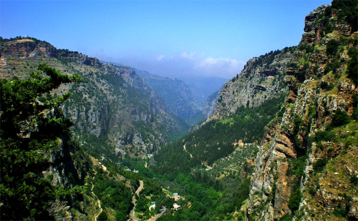 Valle de Qadisha, al norte del país