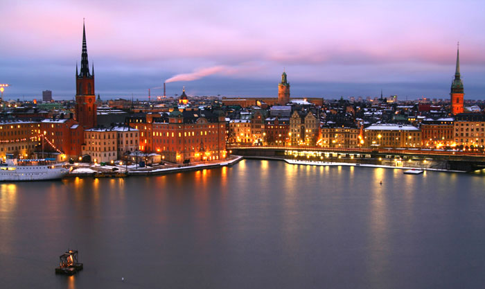 Ciudad de Estocolmo, capital de Suecia